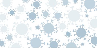 Coronavirus covid 19 tasarım illüstrasyon büyük afiş