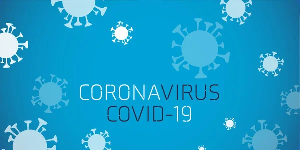 コロナウイルスCovid 19デザインイラスト大バナー — ストック写真