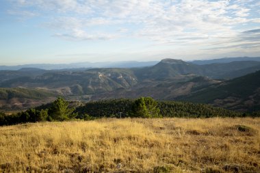 Peyzaj dağlar sierra de Segura, İspanya.