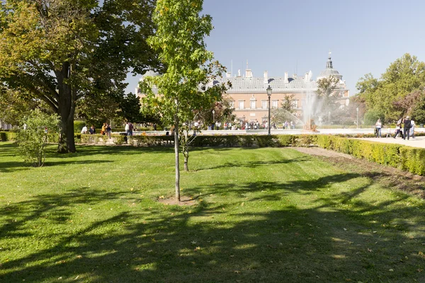 Trädgårdarna i aranjuez. — Stockfoto