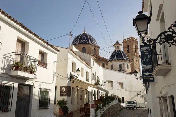 Gatorna i den staden Altea i provinsen Alicante — Stockfoto