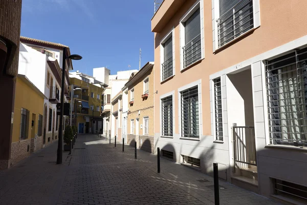 Uitzicht op een straat in de gemeente San Vicente del Raspeig — Stockfoto