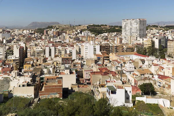 Vista de Alicante en España — Foto de Stock