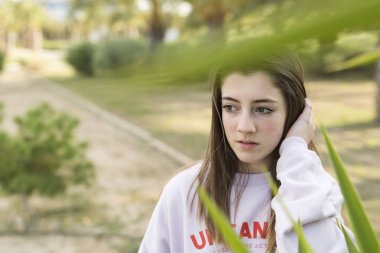 Genç 15 yaşında genç bir portre 