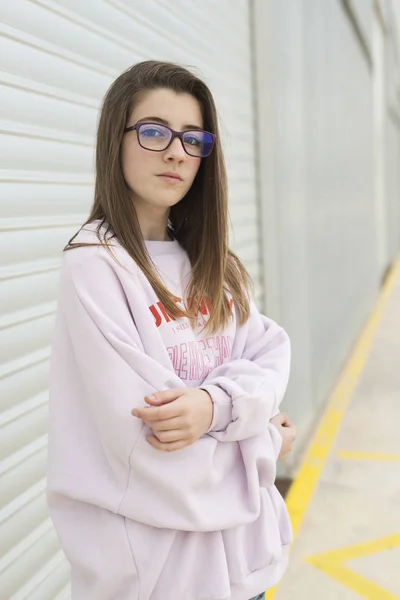 Retrato de um jovem adolescente de 15 anos — Fotografia de Stock