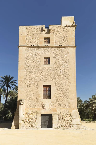 Torre de Vaillo na cidade de Elche . — Fotografia de Stock