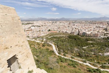 İspanya Alicante şehir görünümünü.