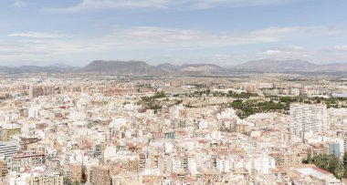 İspanya Alicante şehir görünümünü.