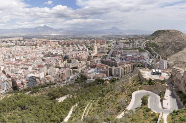 İspanya Alicante şehir görünümünü.
