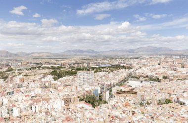 İspanya Alicante şehir görünümünü.