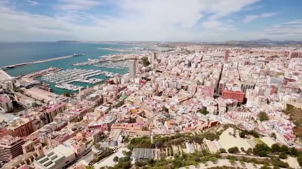 Veduta della città di Alicante — Video Stock