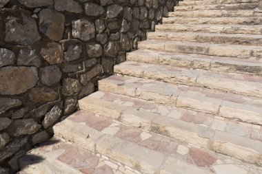Castillo de la Mola taş merdiven.