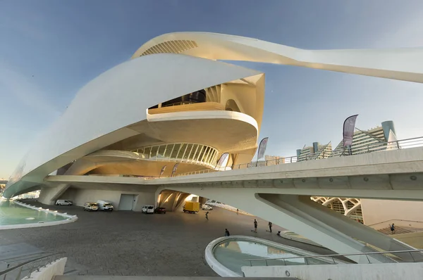 The Palau de les Arts Reina Sofia is the opera house of Valencia — Stock Photo, Image