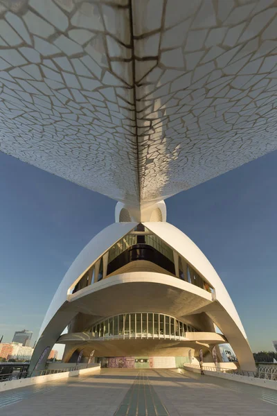 The Palau de les Arts Reina Sofia is the opera house of Valencia — Stock Photo, Image