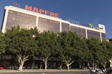 Mapfre building in Valencia clipart