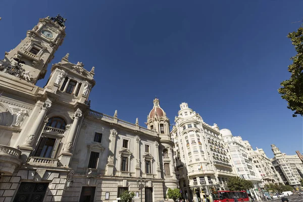 Ayuntamiento de la ciudad española de Valencia — Foto de Stock