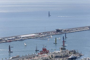 Alicante bağlantı noktası Santa Barbara Castle sayısı.