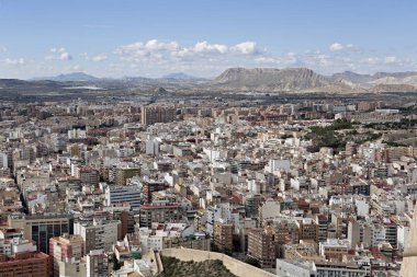 Alicante şehir Santa Barbara Castle sayısı.