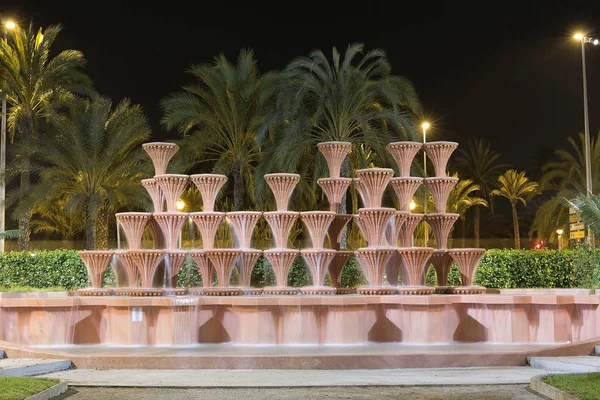 Fontana della Glorieta nel Parco Comunale di Elche . — Foto Stock