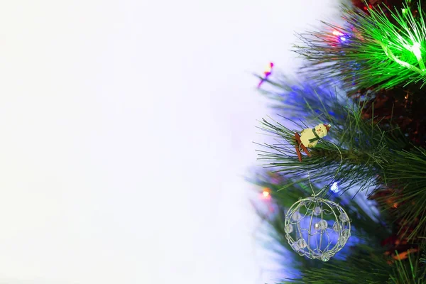 Christmas tree with space for text. — Stock Photo, Image