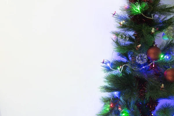 Vánoční stromeček s prostorem pro text. — Stock fotografie