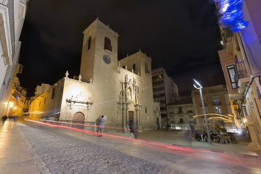 Alicante şehir Santa Maria Bazilikası.
