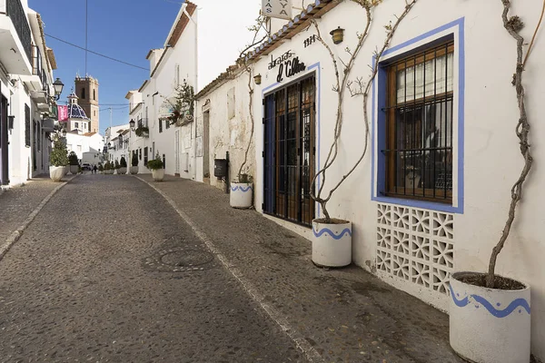 Altea Spanien Januari 2018 Gata Den Vackra Byn Altea Provinsen — Stockfoto