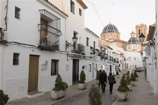 Altea Spanien Januari 2018 Gata Den Vackra Byn Altea Provinsen — Stockfoto