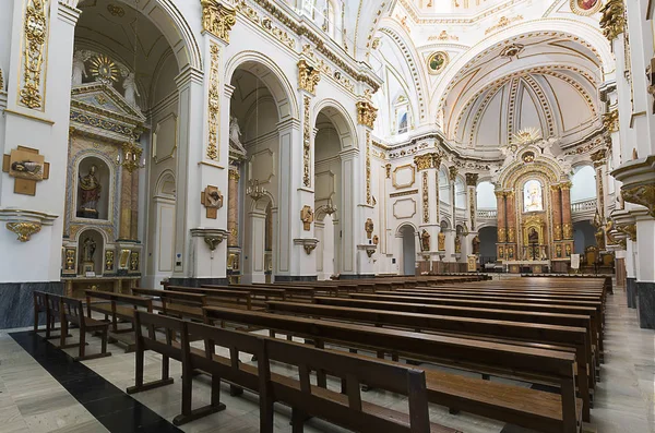 Dentro de la iglesia de Nuestra Señora del Consuelo . — Foto de Stock