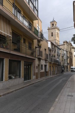 Orihuela şehir caddede Santiago. 