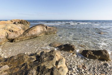 Alicante eyaletinde Santa Pola Sahili