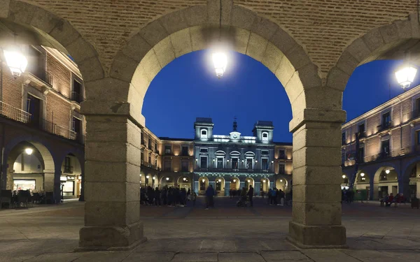 Rådhustorget i Avila. — Stockfoto