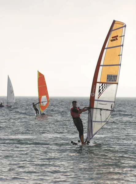 Alicante Espanha Dezembro 2019 Campeonato Vela Inverno Cidade Alicante Espanha — Fotografia de Stock