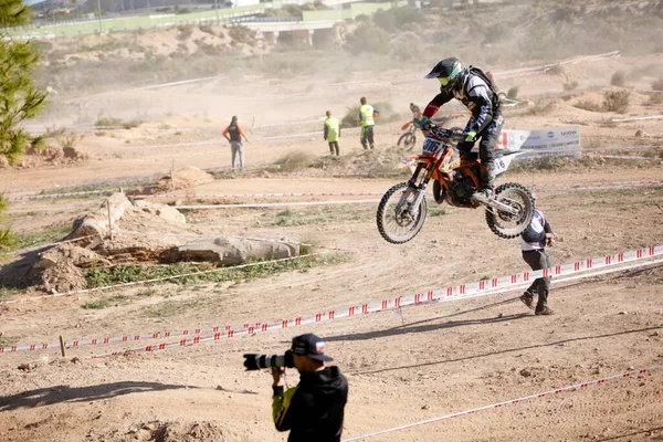 Elche España Noviembre 2019 Concurso Motocross Ciudad Elche España — Foto de Stock