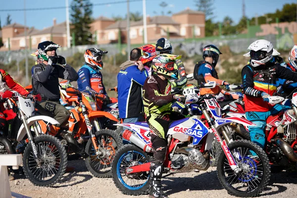 Ельче Іспанія Листопада 2019 Motocross Competition City Elche Spain — стокове фото