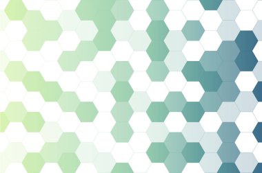 Soyut ışık ve mavi altıgen desen arka plan. EPS 10