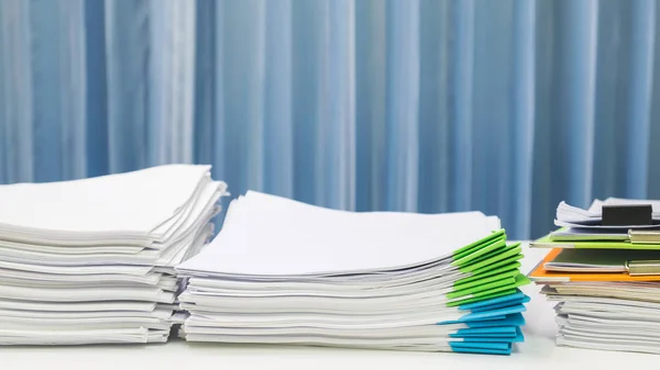 Paper documents, Paperwork on working table. — Stock Photo, Image