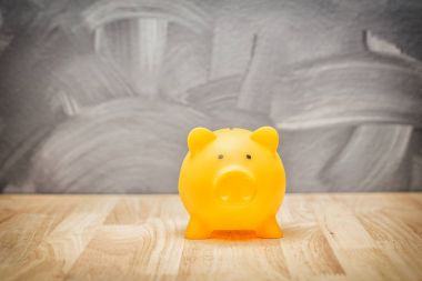 Bir ev ya da alışveriş, piggy banka kavramı satın almak için tasarruf para.