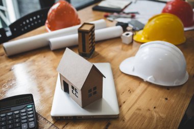 Mühendisin çizimler ve kat planları, enerji tasarrufu ve ham mater