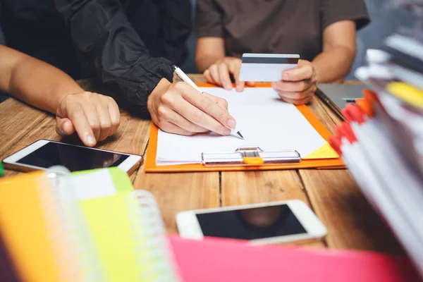 Lavorare Sodo Donna Affari Concetto Startup Progetto Nuova Famiglia Impresa — Foto Stock