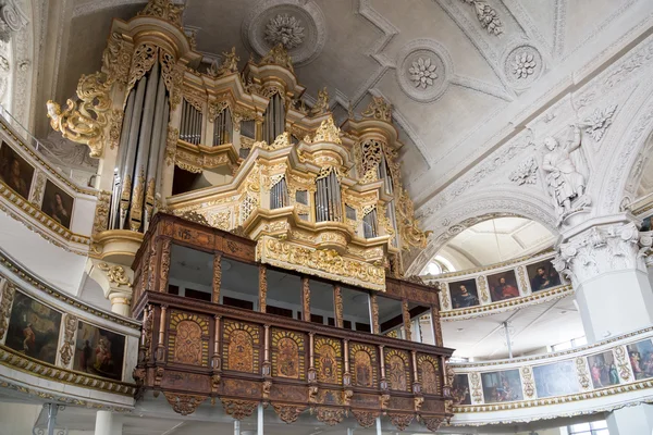 Kirchenorgel in Celle, Deutschland — Stockfoto