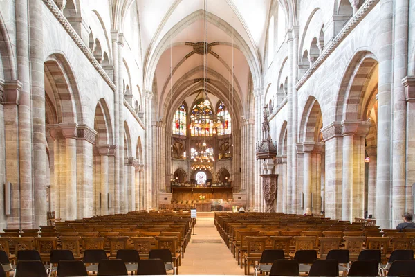 Münster in basel, Schweiz — Stockfoto