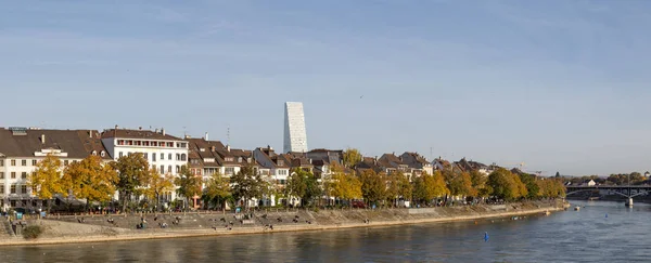 Panoramik, Basel, İsviçre — Stok fotoğraf
