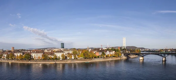 Panoramik, Basel, İsviçre — Stok fotoğraf