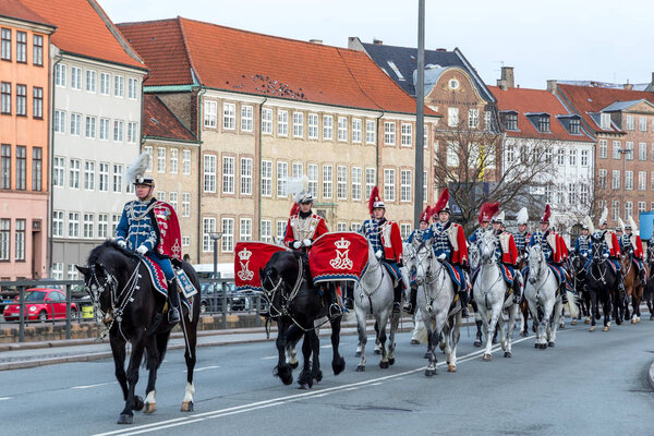 Royal New Year Celebration in Copenhagen, Denmark
