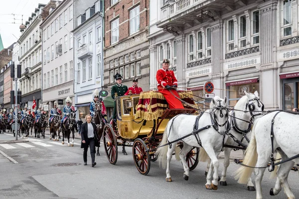 Celebrazione del Capodanno Reale a Copenaghen, Danimarca — Foto Stock