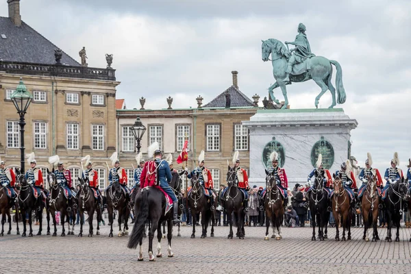 Celebrazione del Capodanno Reale a Copenaghen, Danimarca — Foto Stock