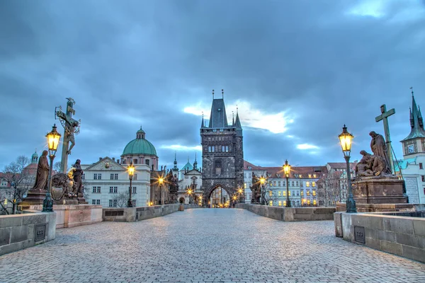 Karlsbron i Prag — Stockfoto