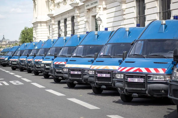 Auto della polizia a Parigi — Foto Stock