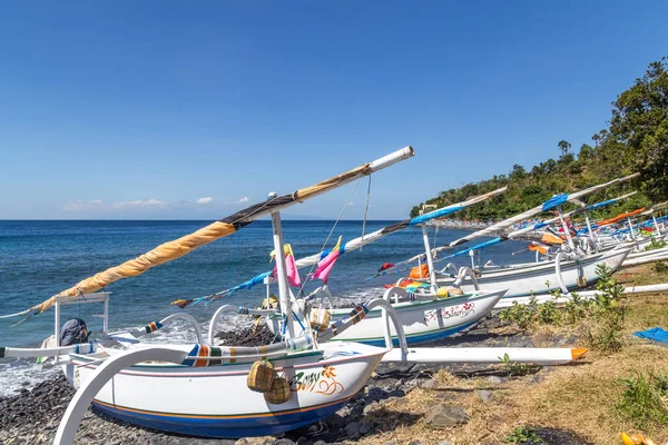 Barcos de pesca tradicionales balineses — Foto de Stock